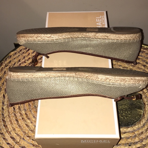 MICHAEL Michael Kors Meg Metallic Espadrilles - Picture 6 of 7
